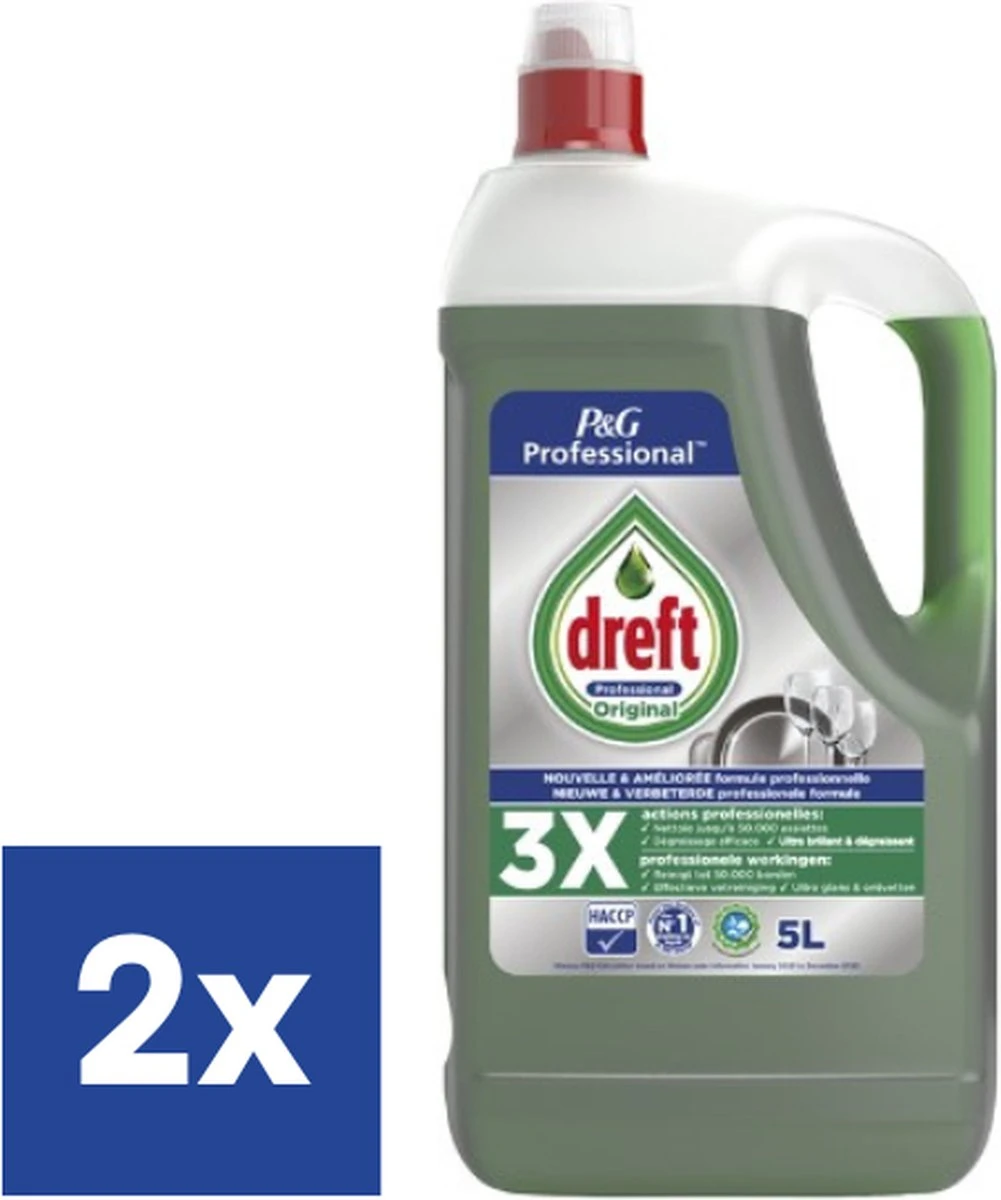 Dreft Original Afwasmiddel - 2 X 5 L