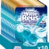 Witte Reus Turquoise Actief Toiletblok - Pacific - WC Blokjes Voordeelverpakking - 10 Stuks
