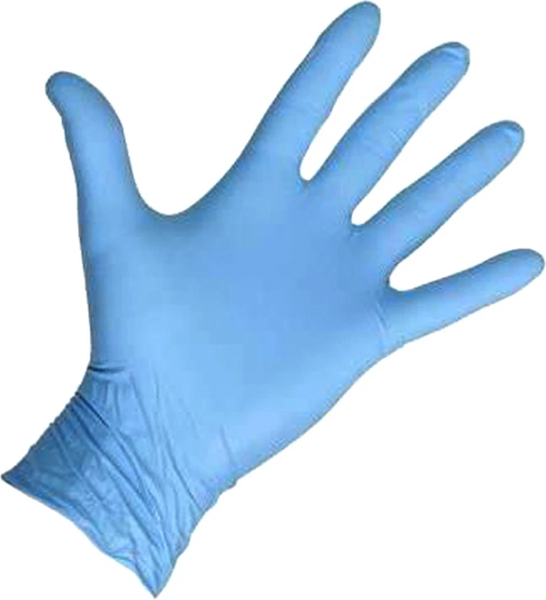 Merkloos Wegwerp Handschoenen - Nitril Handschoenen - Poedervrij - Blauw - Maat M - 100 Stuks - Afbeelding 2