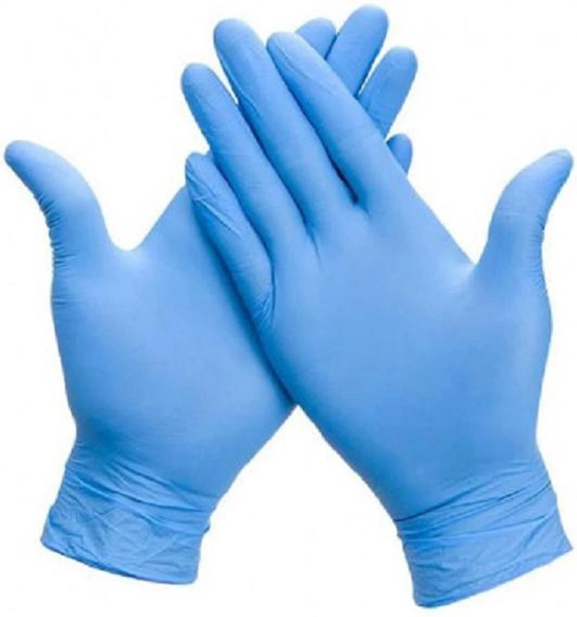 Merkloos Wegwerp Handschoenen - Nitril Handschoenen - Poedervrij - Blauw - Maat M - 100 Stuks - Afbeelding 3