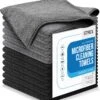 Strex Microvezeldoekjes - 12 Stuks 30 X 30 Cm - Wasbaar - Schoonmaakdoekjes - Schoonmaak / Auto