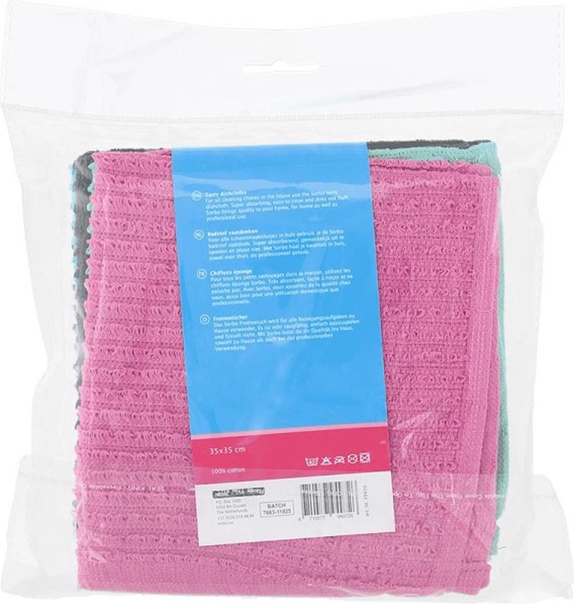 Sorbo Badstof Vaatdoeken 35 X 35 Cm 5 Stuks - Afbeelding 8