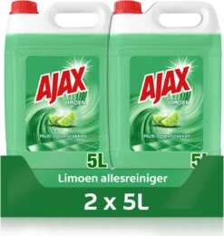 Ajax® Ajax Allesreiniger Limoen 2 X 5L - Voordeelverpakking