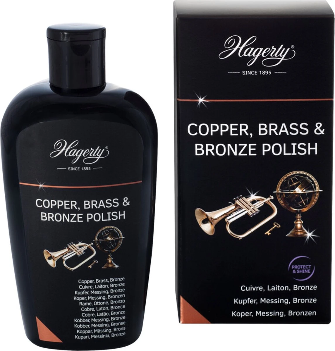 Hagerty Copper, Brass & Bronze Polish - Poetsmiddel Voor Koper, Messing En Brons 250 Ml - Afbeelding 3