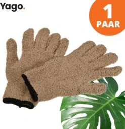 Yago Microvezel Handschoenen Om Stof Te Verwijderen | Extra Absorberend | Stofvrij | Planten | Auto | Eenvoudig Schoonmaken | Lampen | Stofmagneet | One Size Fits All | Duurzaam | Geen Krassen