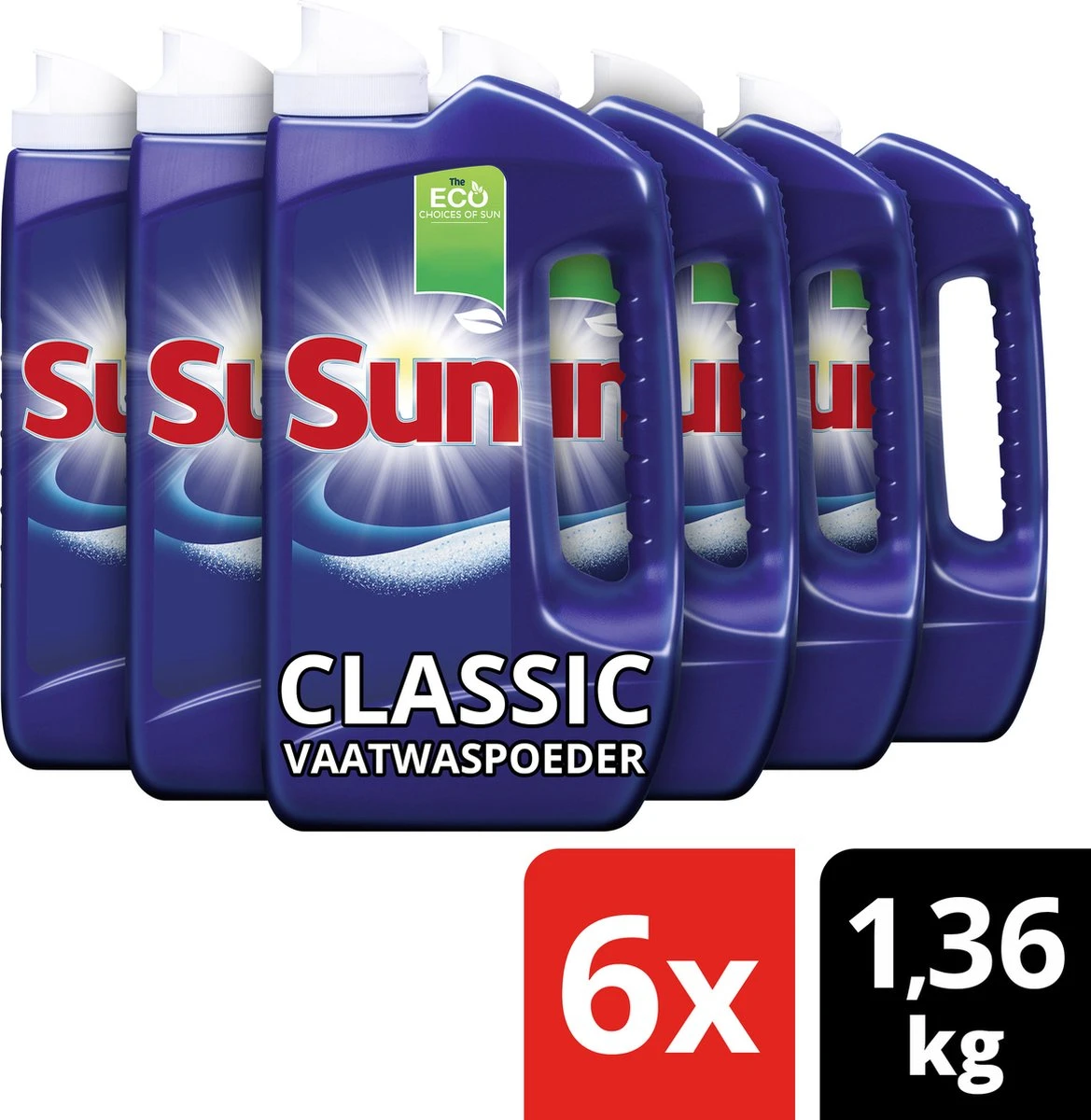 SUNĀ® Sun Classic Normaal Vaatwaspoeder - 6 X 80 Wasbeurten - Voordeelverpakking - Afbeelding 3