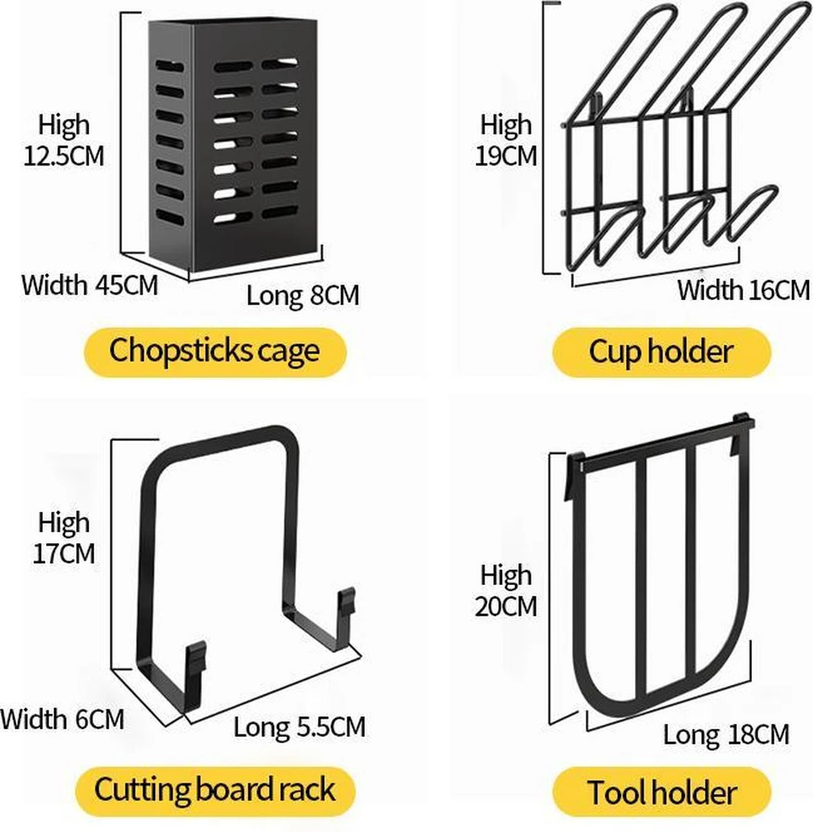 TammaT - Afdruiprek Met Lekbak 2 Laags – Inklapbaar - Afwasrek – Met 2 Lekbakken – Extra Accessories Voor Servies En Snijplanken - RVS - 38x35x26,5cm - Afbeelding 4