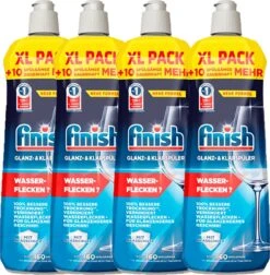 Finish - Glansspoelmiddel Vaatwas - Regular - 4 X 800 Ml - Voordeelverpakking