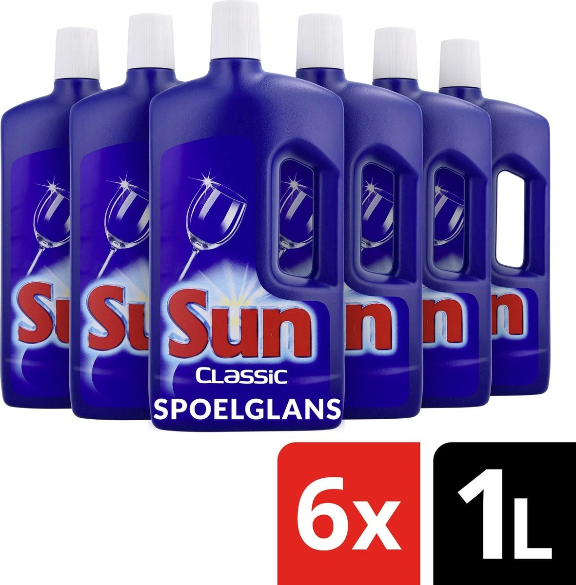 SUNĀ® Sun Vaatwas Spoelglans - 6 X 1 L - Voordeelverpakking - Afbeelding 3