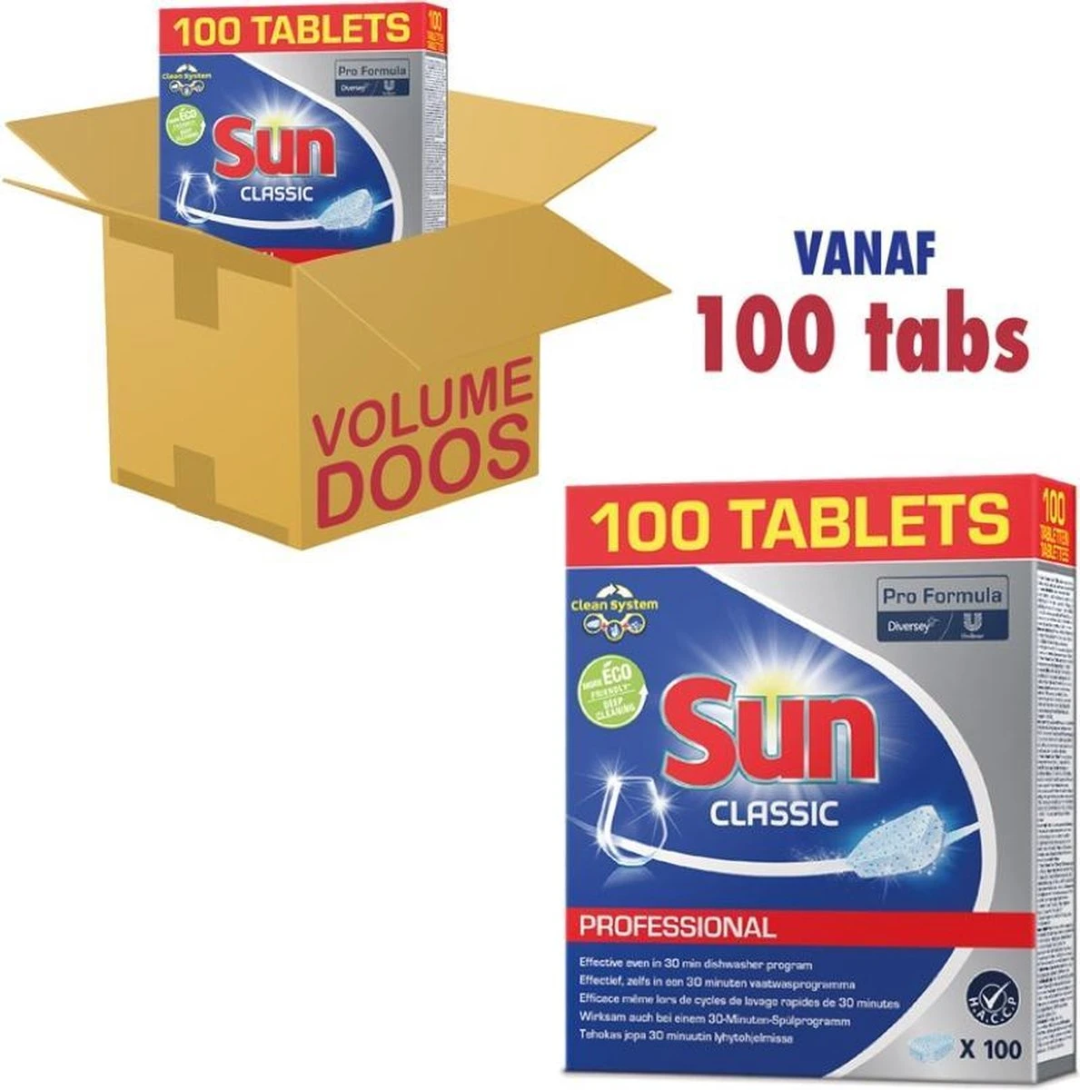 SUN® Sun Vaatwastabletten - Classic - 100 Stuks - Afbeelding 2