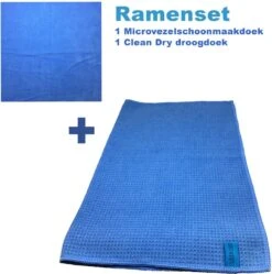 Clean Dry Ramenset Raamdoeken Microvezel Glasdoeken Droogdoek Ramen Origineel