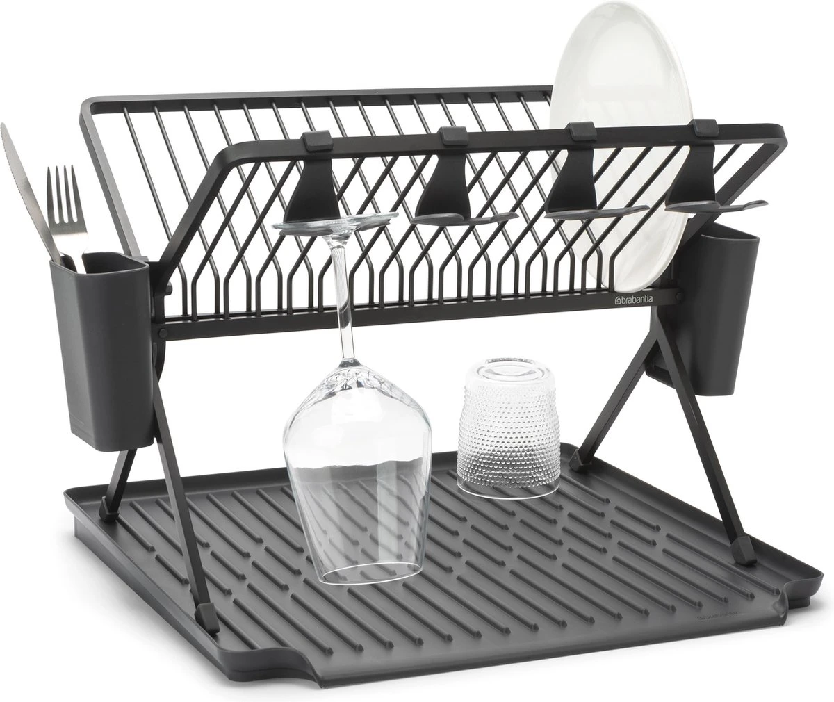 Brabantia SinkSide Afdruiprek - Inklapbaar - Dark Grey - Afbeelding 3