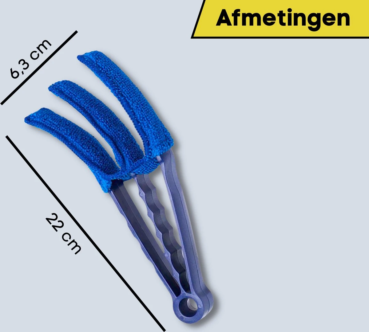 Merkloos Jaloezie Reiniger Plumeau - Jaloezie Stoffer - Lamellen Reiniger - Stof Verwijderen - Lamellen Stofvrij - Afbeelding 5