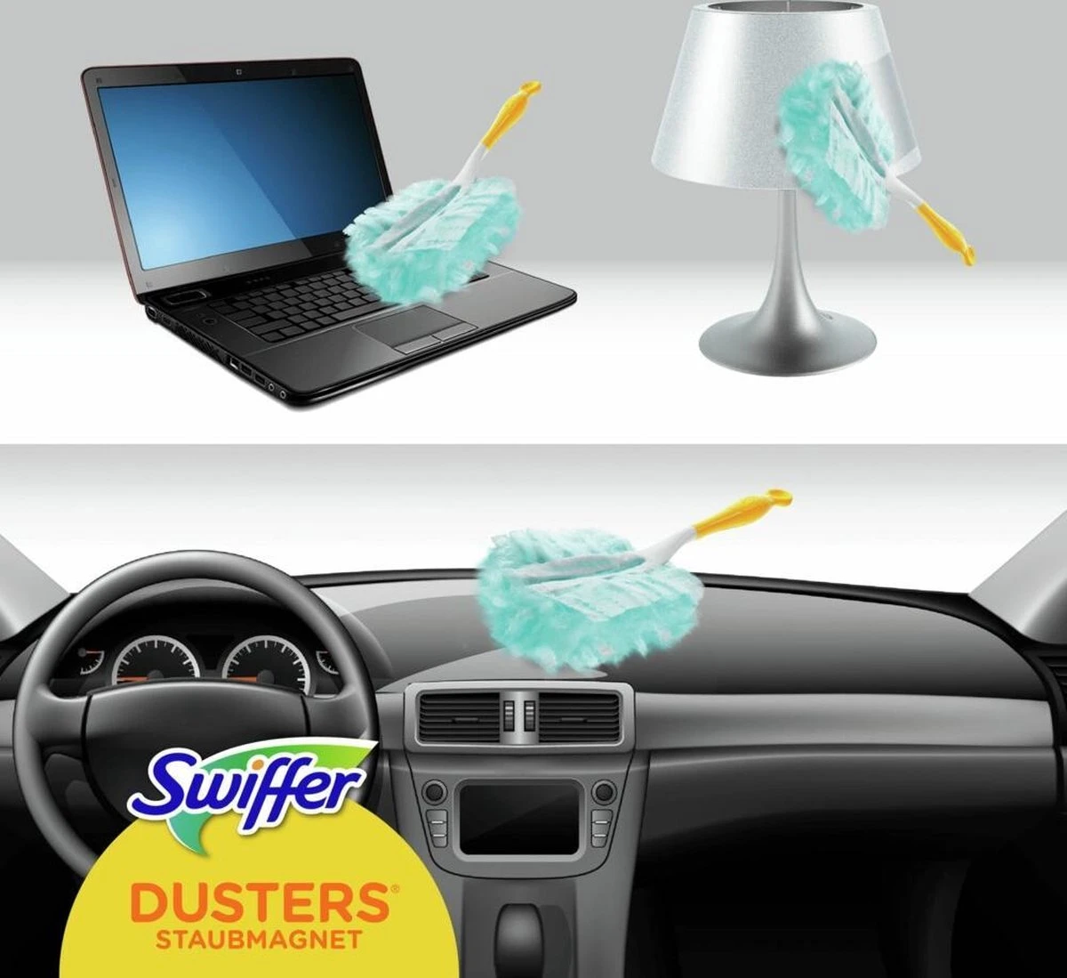 Swiffer Duster Trap & Lock-navullingen Met Een Geur Van Ambi Pur 9 Stuks - Afbeelding 6