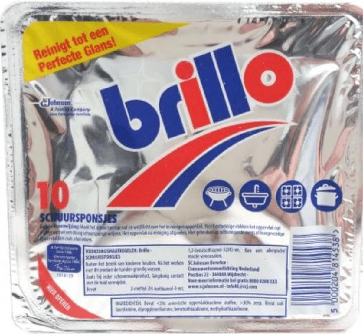 Brillo Schuursponsjes 10 Stuks - Afbeelding 2