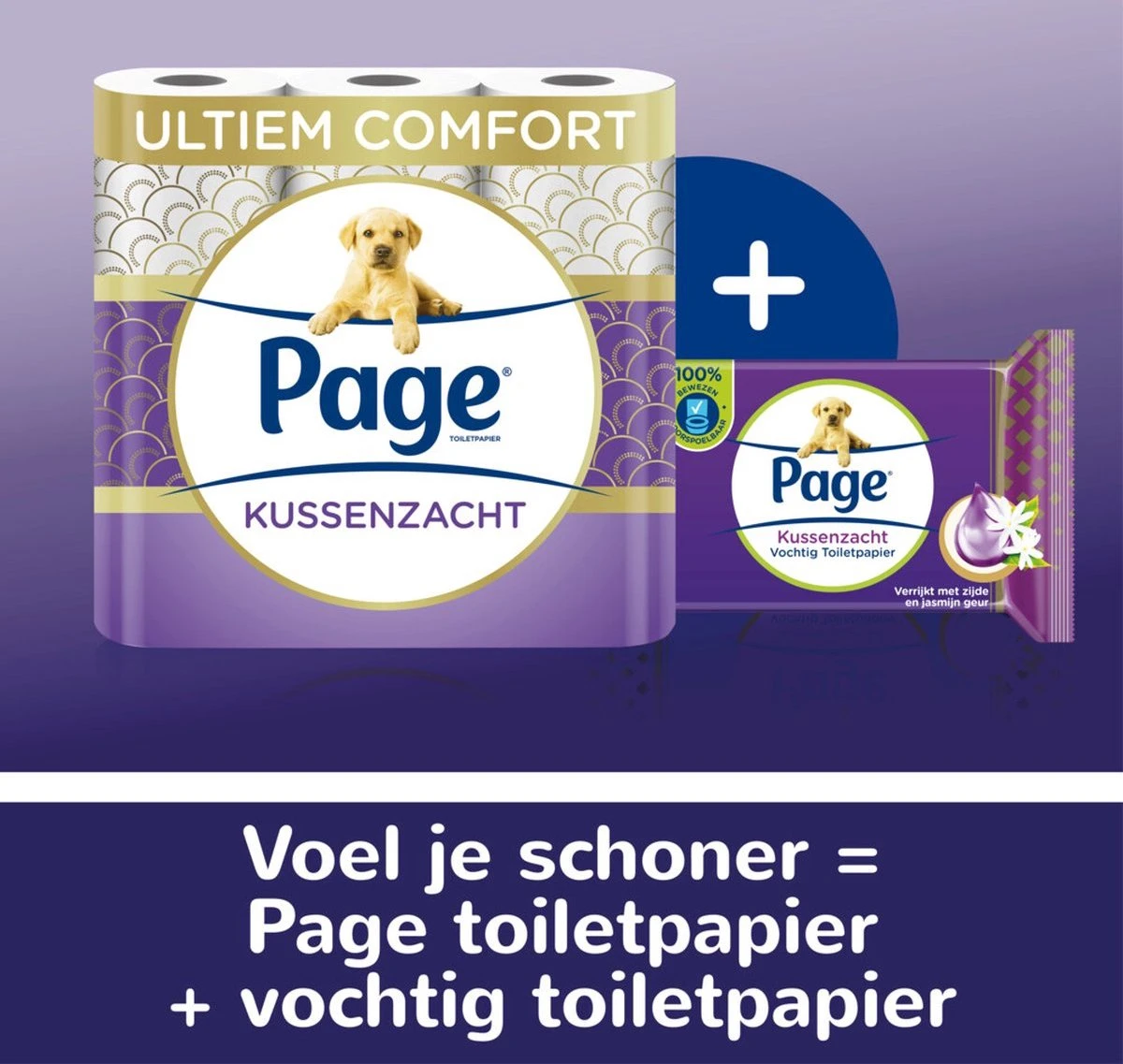Page Vochtig Toiletpapier - 12 X 38 Stuks - Kussenzacht Vochtig Wc Papier - Voordeelverpakking - Afbeelding 8