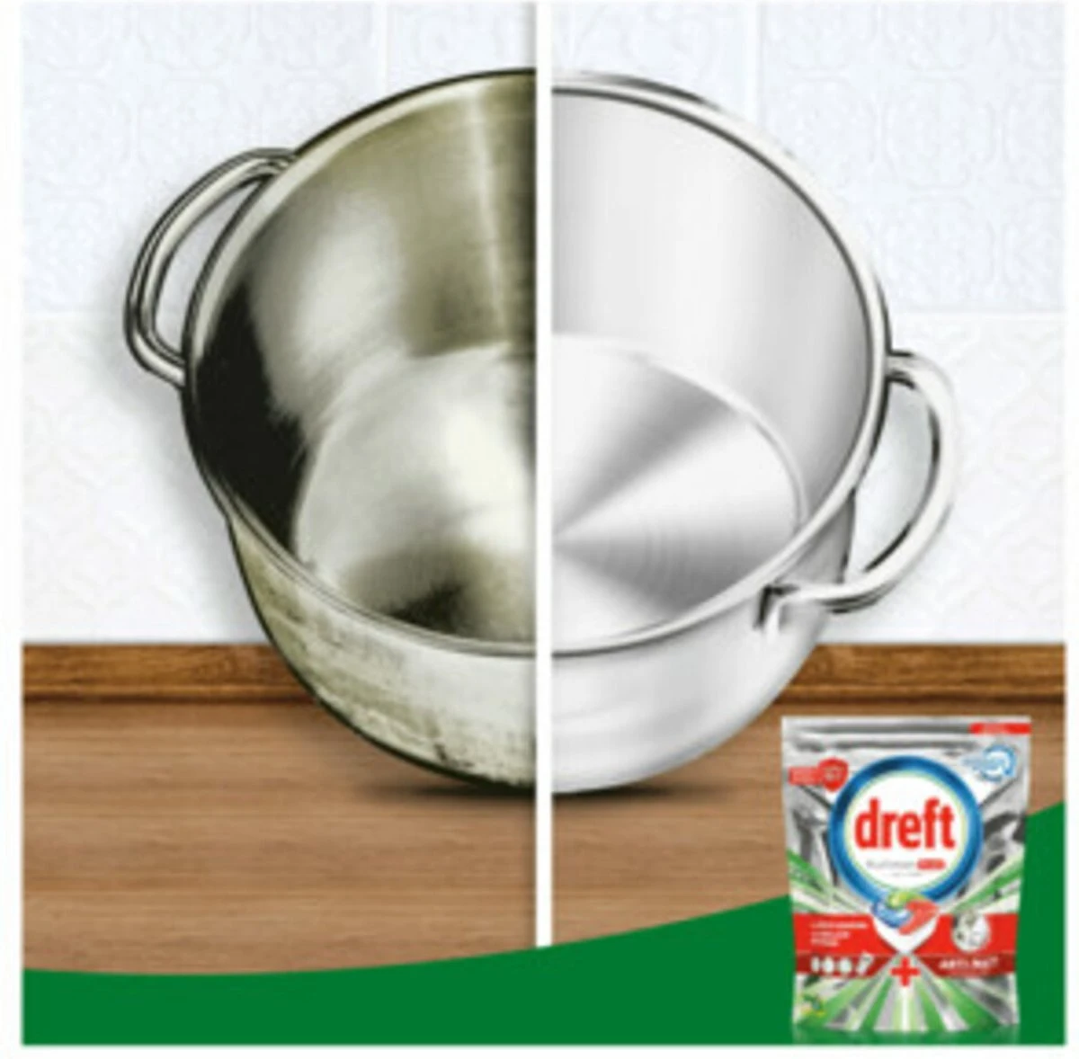 Dreft Platinum Plus All In One - Vaatwastabletten - Citroen - Voordeelverpakking 5 X 16 Stuks - Afbeelding 5