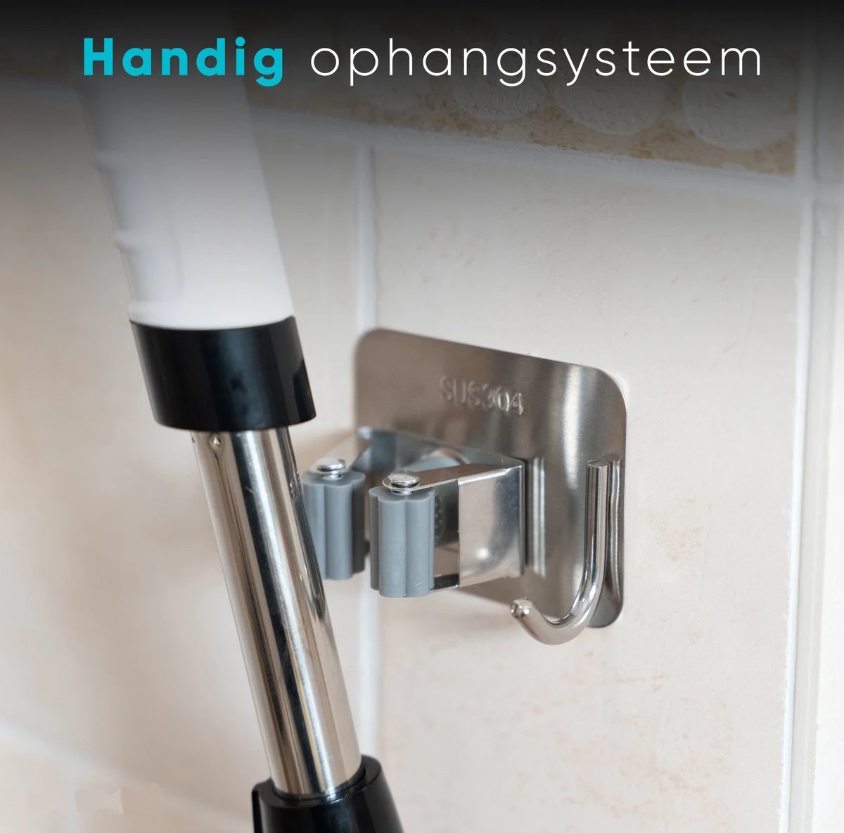 Merkloos Scrubclean Elektrische Schoonmaakborstel-7 In 1 Schrobber Met Steel-2 Standen Poetsmachine-max 130cm-badkamer/keuken/auto +gratis Houder - Afbeelding 7