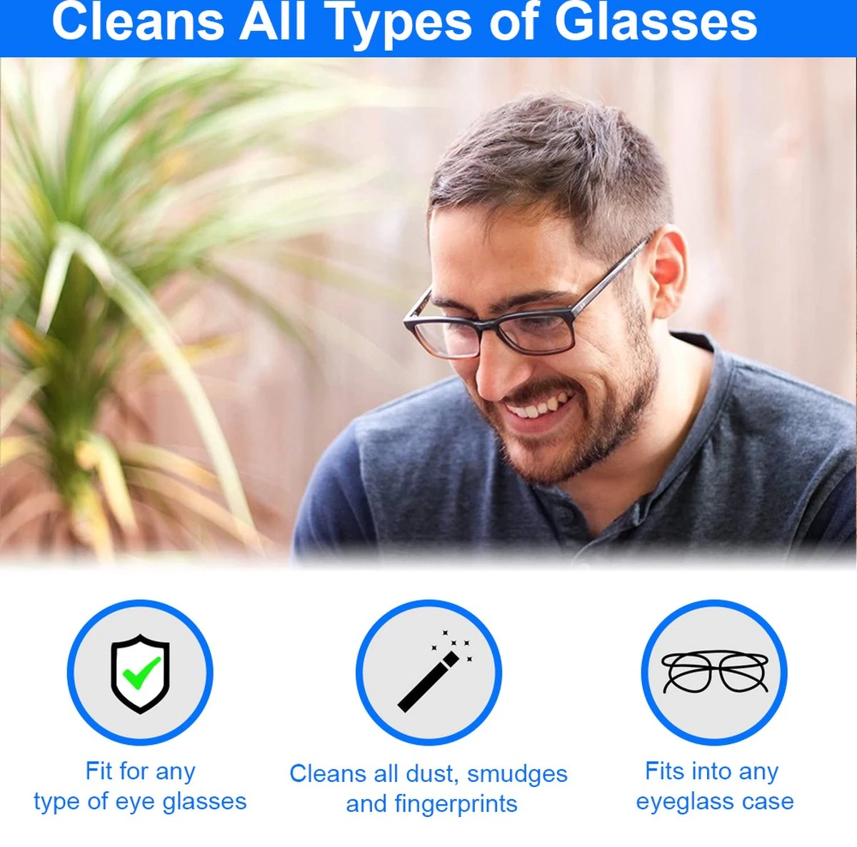 MMOBIEL 6 Pack Microfiber Reinigingsdoeken Wasbaar - 18 X 15cm - Zwart - Afbeelding 4