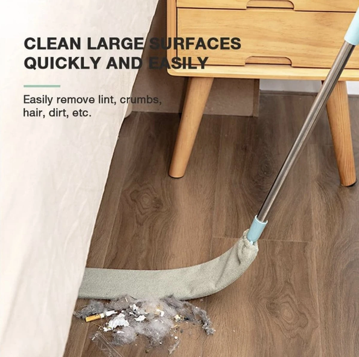 Verstelbare Stofdoek Voor Jaloezieën / Verstelbare Plumeau / Verstelbare Stofdoek / Reinigings Borstel Jaloezieën / Jaloerzieën Reiniger/ Intrekbare Stofborstel / Onder Kast Dweil / Intrekbare Verstelbare Plumeau / Stoffer / Schoonmaken Tips
