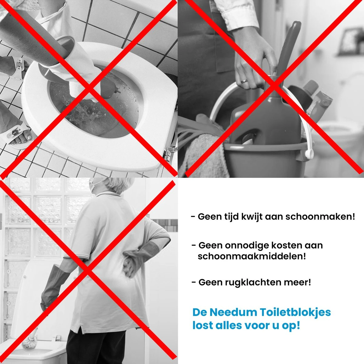 Needum Toiletblokjes Voor Inbouwreservoirs - WC Blokjes - Toiletblokken In Een Voordeelverpakking - 12 Stuks - Afbeelding 3