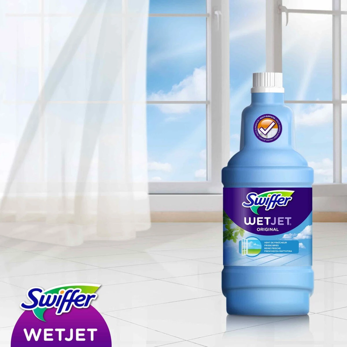Swiffer WetJet Alles-In-Een Dweilsysteem Reinigingsmiddel - 1.25 Liter - Afbeelding 8