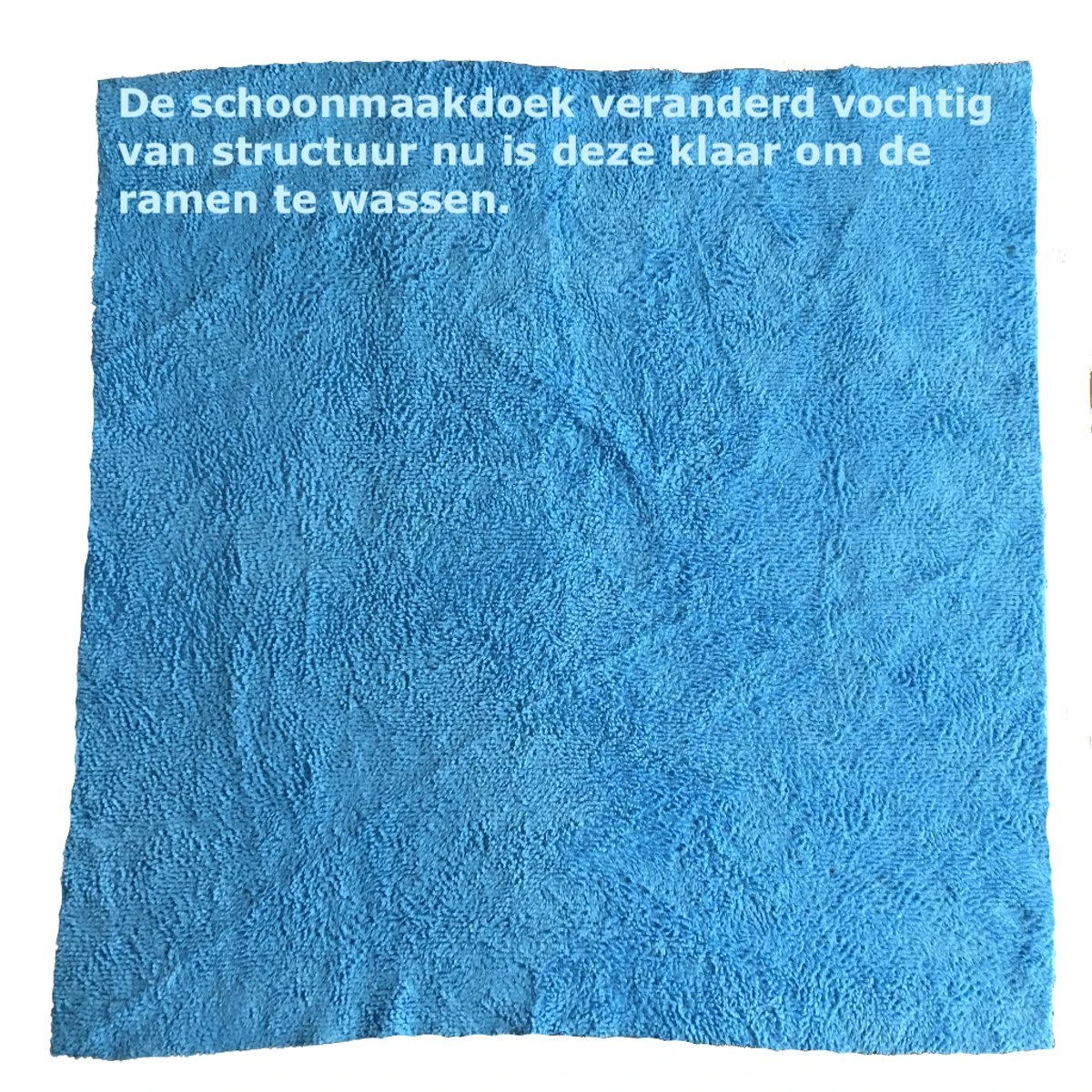 Merkloos Ramenset Raamdoeken Microvezel Glasdoeken Droogdoek Ramen Clean Dry Blauw/blauw - Afbeelding 4