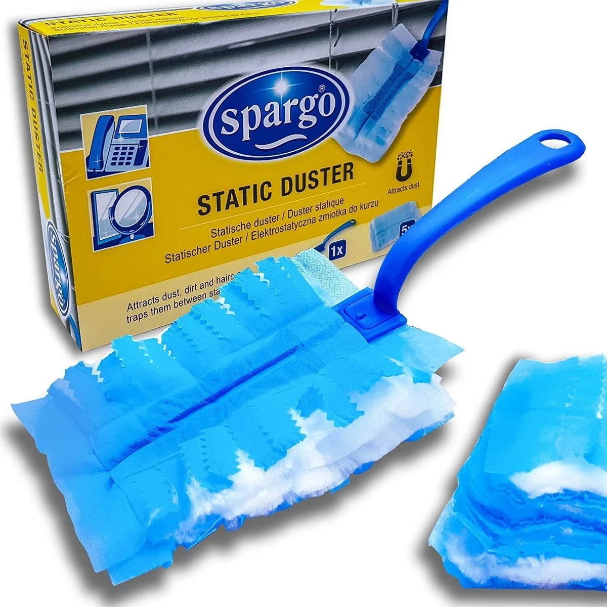 Statische Duster - Stof En Vuil Blijft Plakken - Swiffer Alternatief - 2 X 5 Dusters - Afbeelding 2