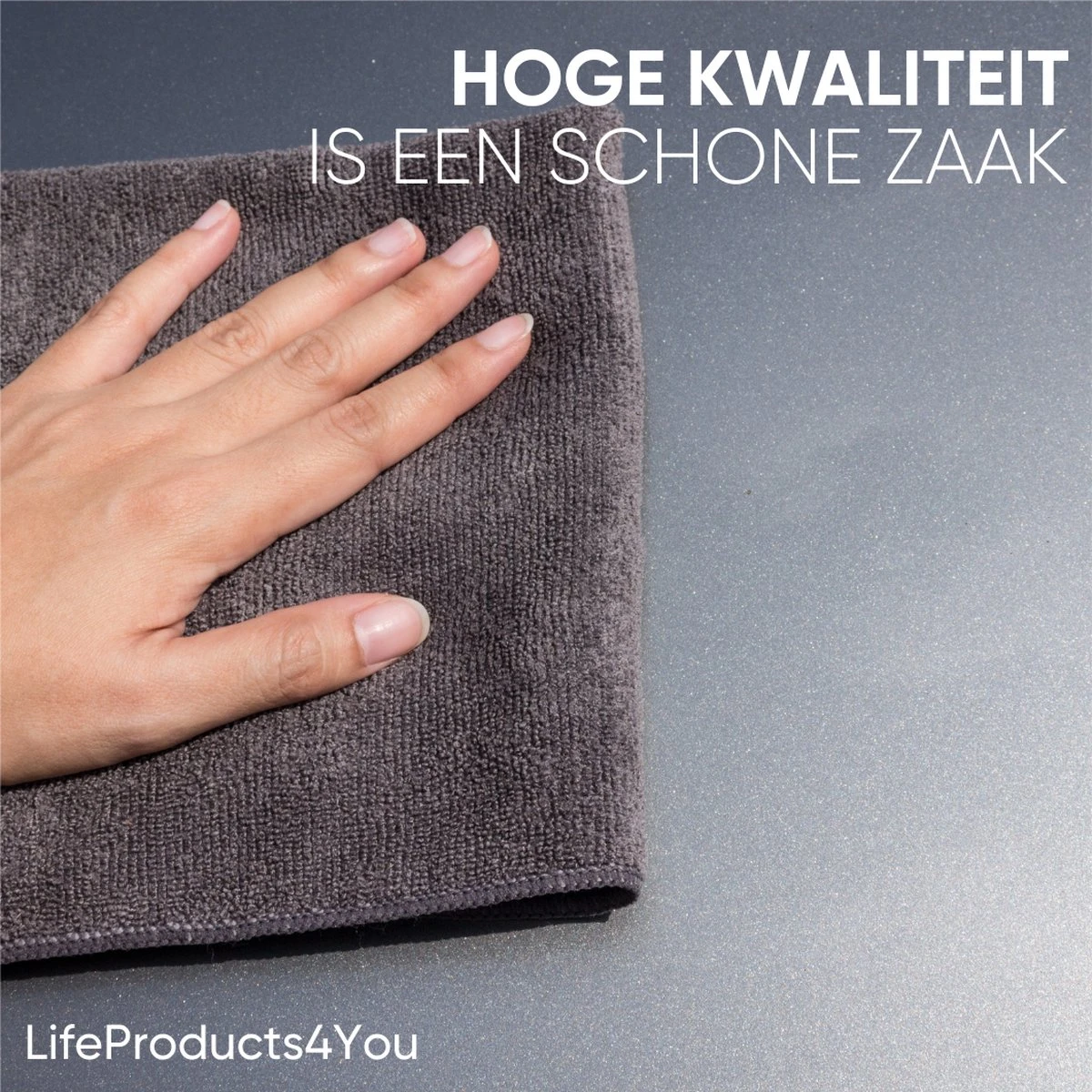 LifeProducts4You Microvezeldoekjes - Vaatdoek - Raamdoeken - Schoonmaakdoekjes - Raamdoeken Streepvrij - Microvezeldoeken - Reinigingsdoekjes - Spiegeldoeken - Autodroog Doek - Auto Schoonmaak Producten - 30 X 30 Cm - 7 Stuks - Afbeelding 8