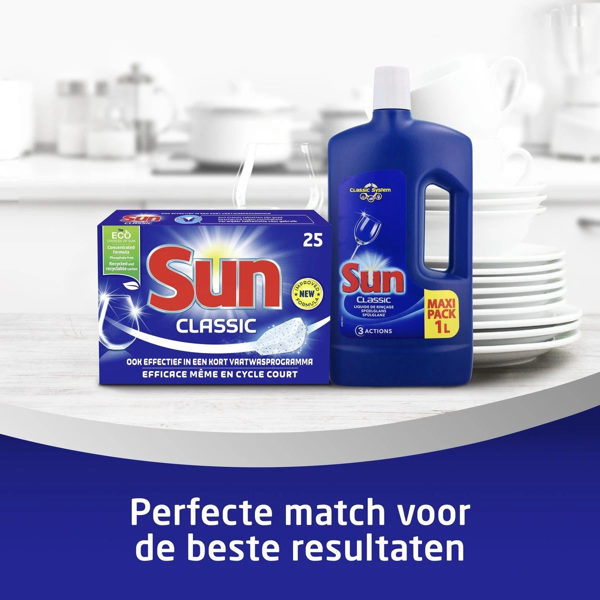 SUNĀ® Sun Vaatwas Spoelglans - 6 X 1 L - Voordeelverpakking - Afbeelding 7