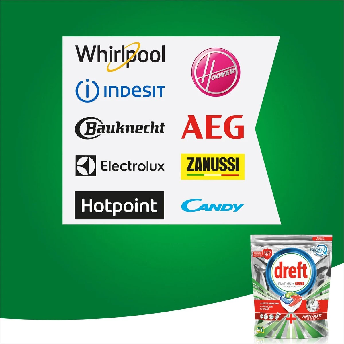 Dreft Platinum Plus All In One Lemon - 95 Stuks - Vaatwastabletten - Afbeelding 7