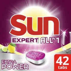 SUNĀ® Sun Expert All-in 1 Extra Power Citroen Vaatwastabletten