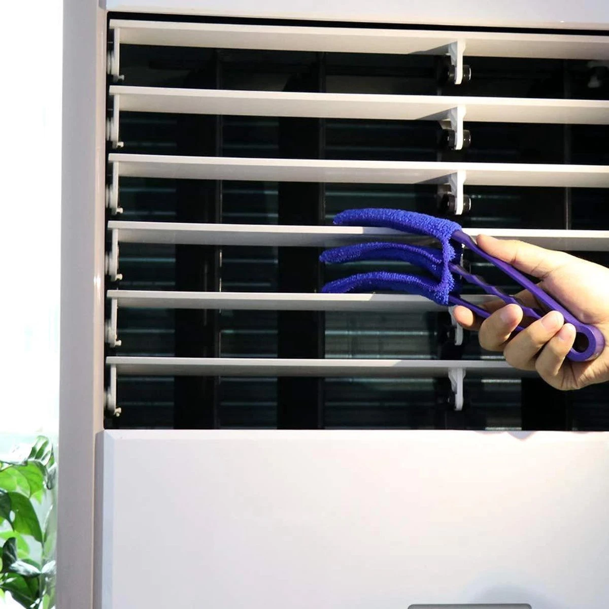 Merkloos Jaloezie Reiniger Plumeau - Jaloezie Stoffer - Lamellen Reiniger - Stof Verwijderen - Lamellen Stofvrij - Afbeelding 4