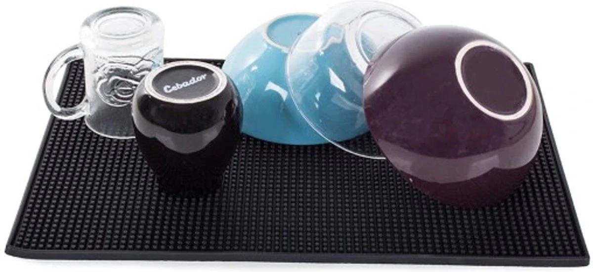 Afwas Droogmat - Afdruipmat - Barmat - Vaat Afwas Mat - Aanrechtmat - Siliconen - Anti Slip - 45 X 30 CM - Rheme - Afbeelding 3