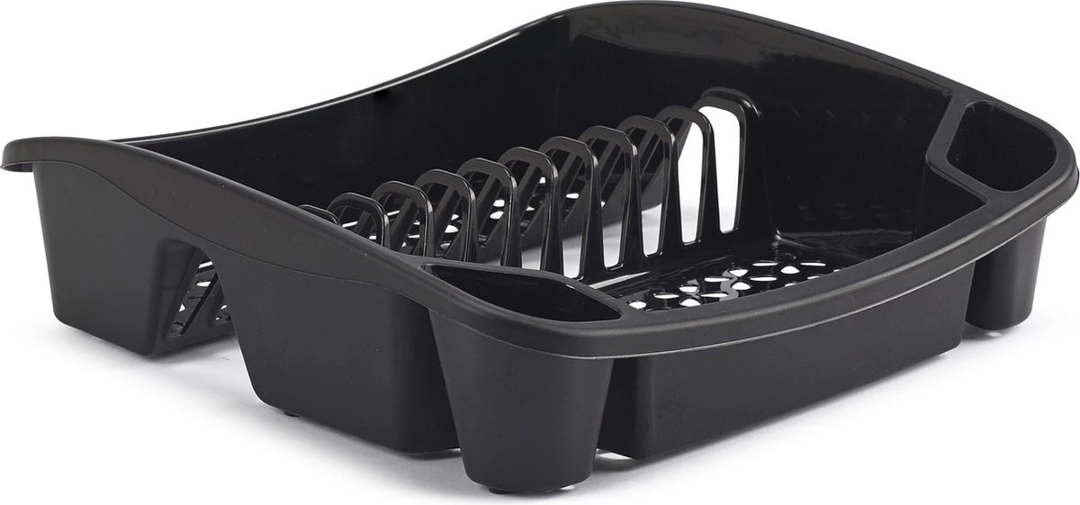 Whitefurze Afdruiprek - Kunststof - 37 X 40 X 11 Cm - Zwart