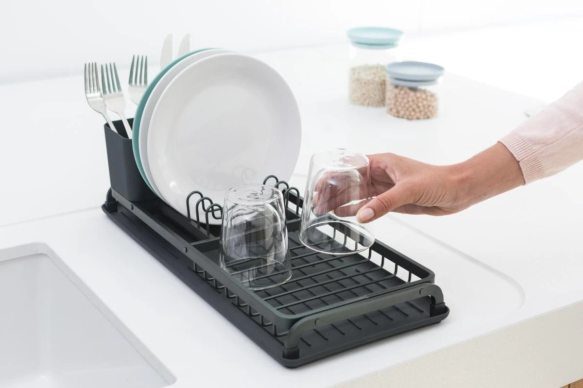 Brabantia SinkSide Afdruiprek Compact - Dark Grey - Afbeelding 3