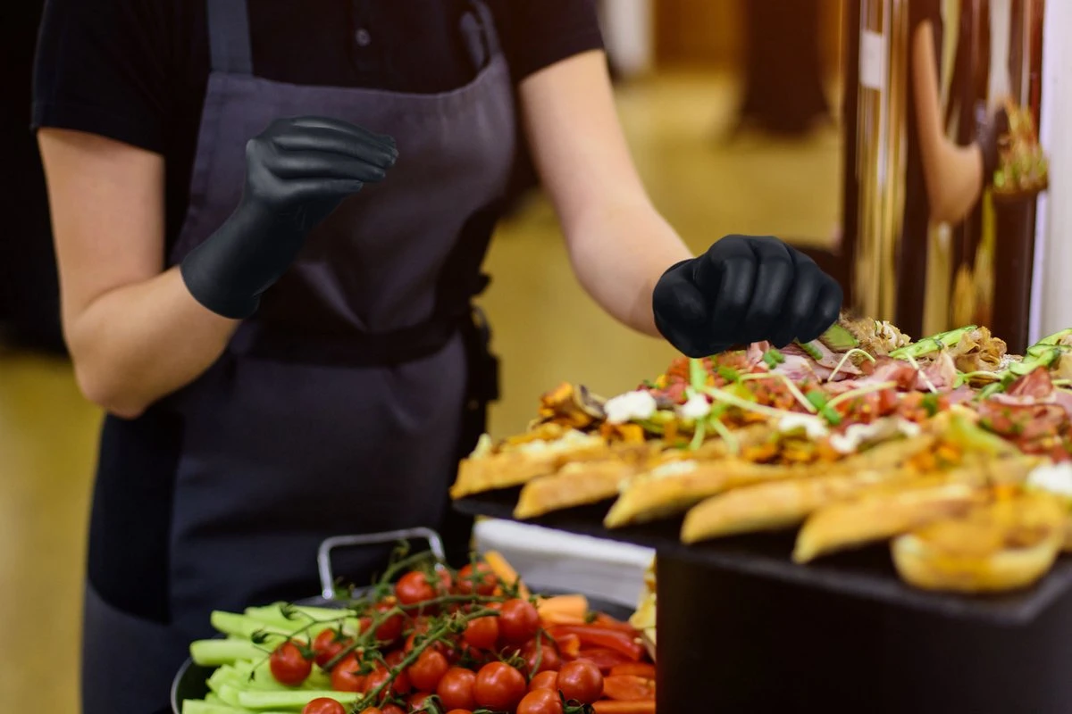 ANSELL MICROFLEX® 93-732 - Nitril Wegwerp Handschoenen, Latexvrij, Poedervrij, S, Zwart, 100 Stuks (0.7-0.11mm) - Afbeelding 5