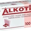 Alcoholdoekjes 90x110mm, 100 Stuks