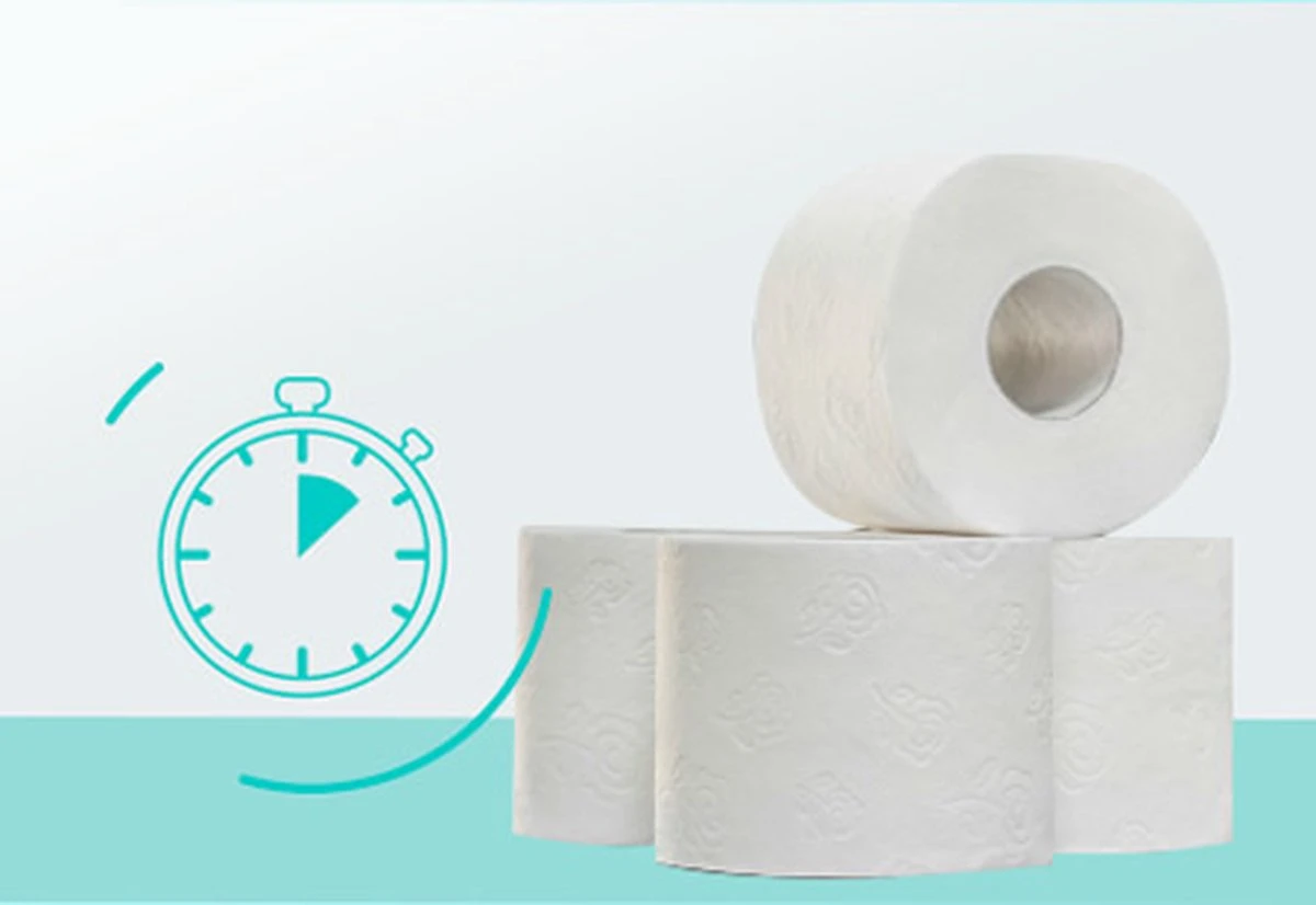 Toiletpapier Aquastream Snel Oplosbaar (6-pack) - Afbeelding 2