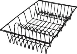 Metaltex Germatex - Afdruiprek 48x30 Cm - Zwart - 3 Jaar Garantie