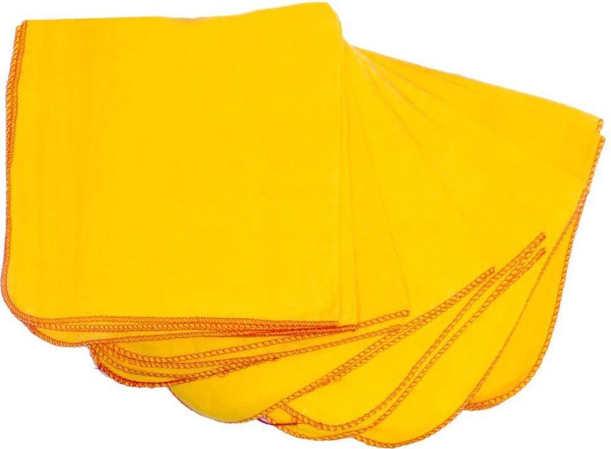 Sorprese - 5 Stuks - Gele Stofdoeken - 40 X 50 GROOT - Stofdoek - Stofdoeken - Cadeau