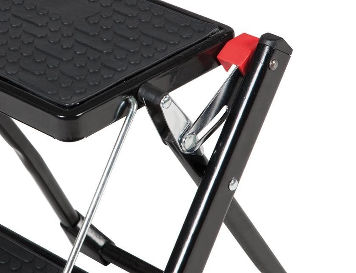Huishoudtrap Opstapje Handy Zwart 2 Treden - Afbeelding 2