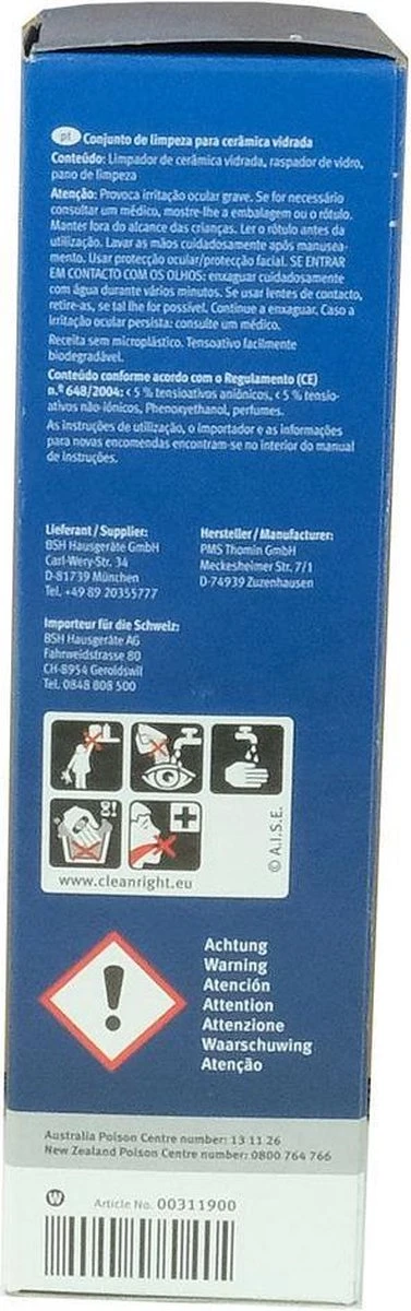 Bosch / Siemens Kookplaat Onderhoudsset - Onderhoudsset Voor Keramische Oppervlakken - Afbeelding 7