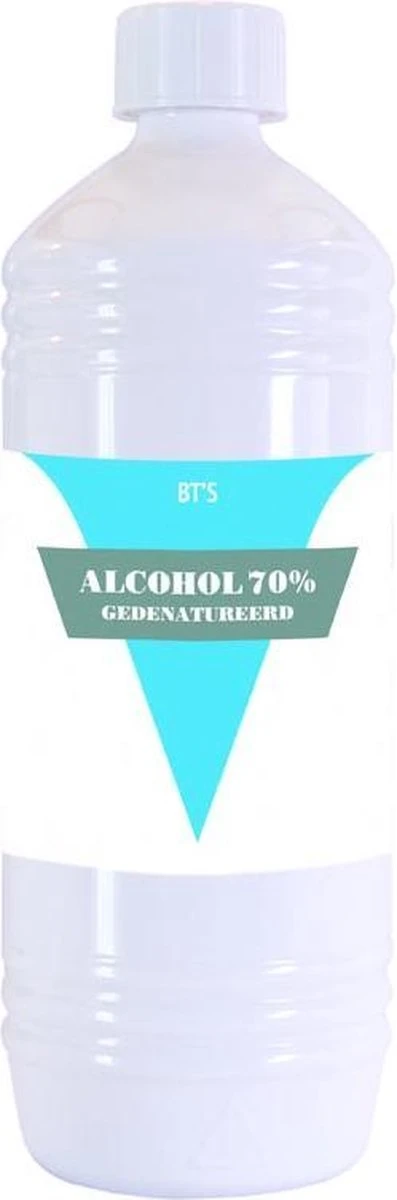BTS 70% Gedenatureerde Alcohol 1000ML - Afbeelding 2