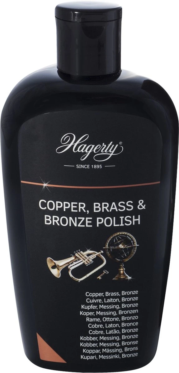 Hagerty Copper, Brass & Bronze Polish - Poetsmiddel Voor Koper, Messing En Brons 250 Ml - Afbeelding 2