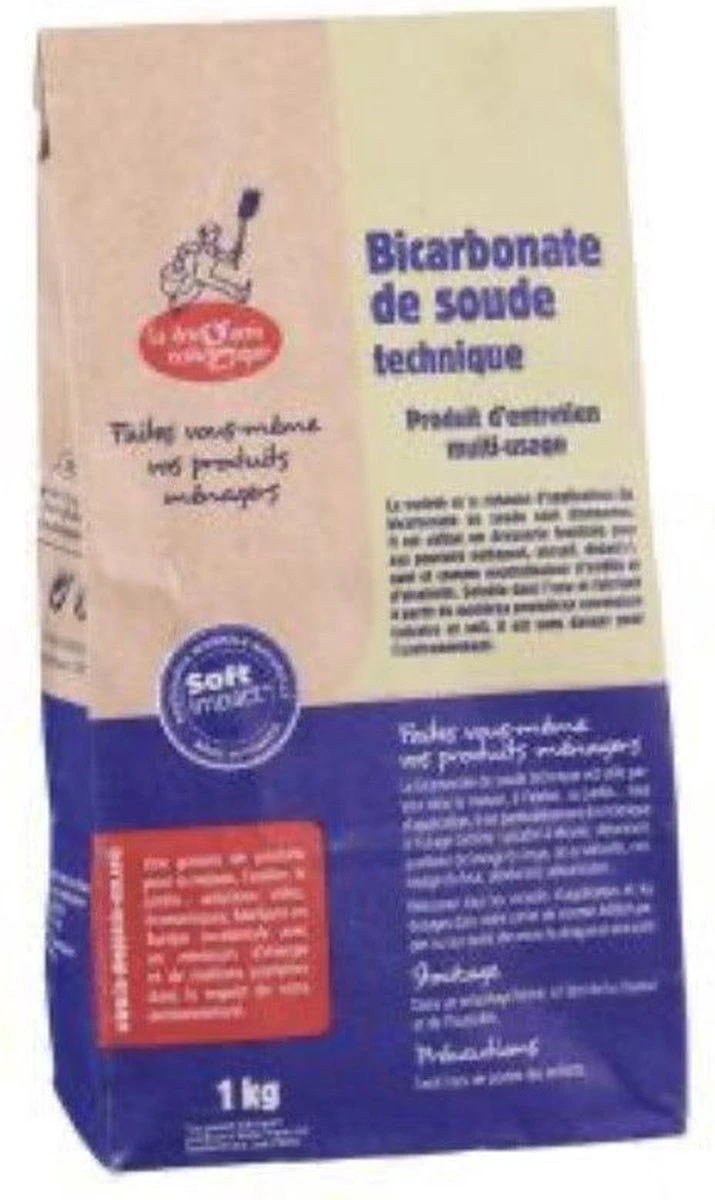Merkloos Baking-Soda - Zuiveringszout - 1 Kg - Afbeelding 2