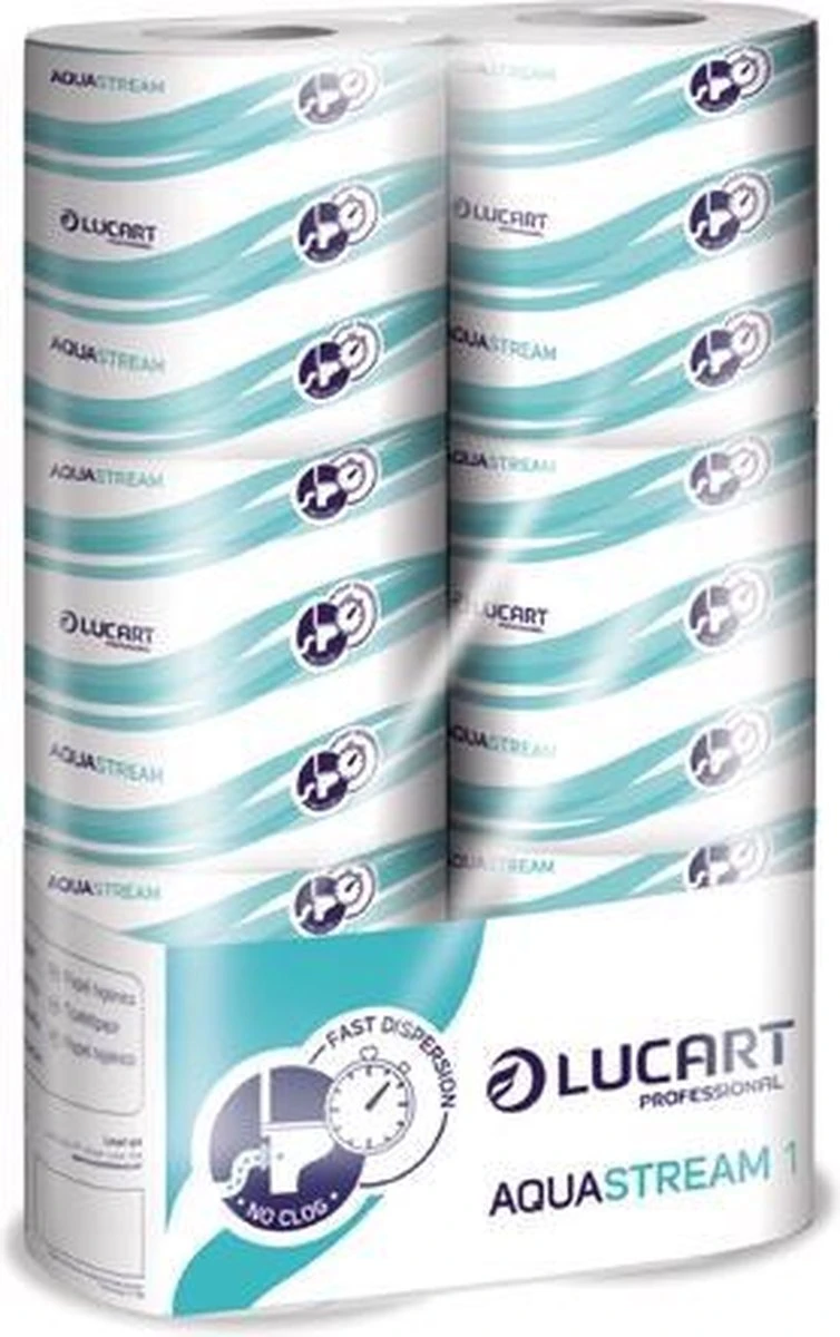 Toiletpapier Aquastream Snel Oplosbaar (6-pack) - Afbeelding 3