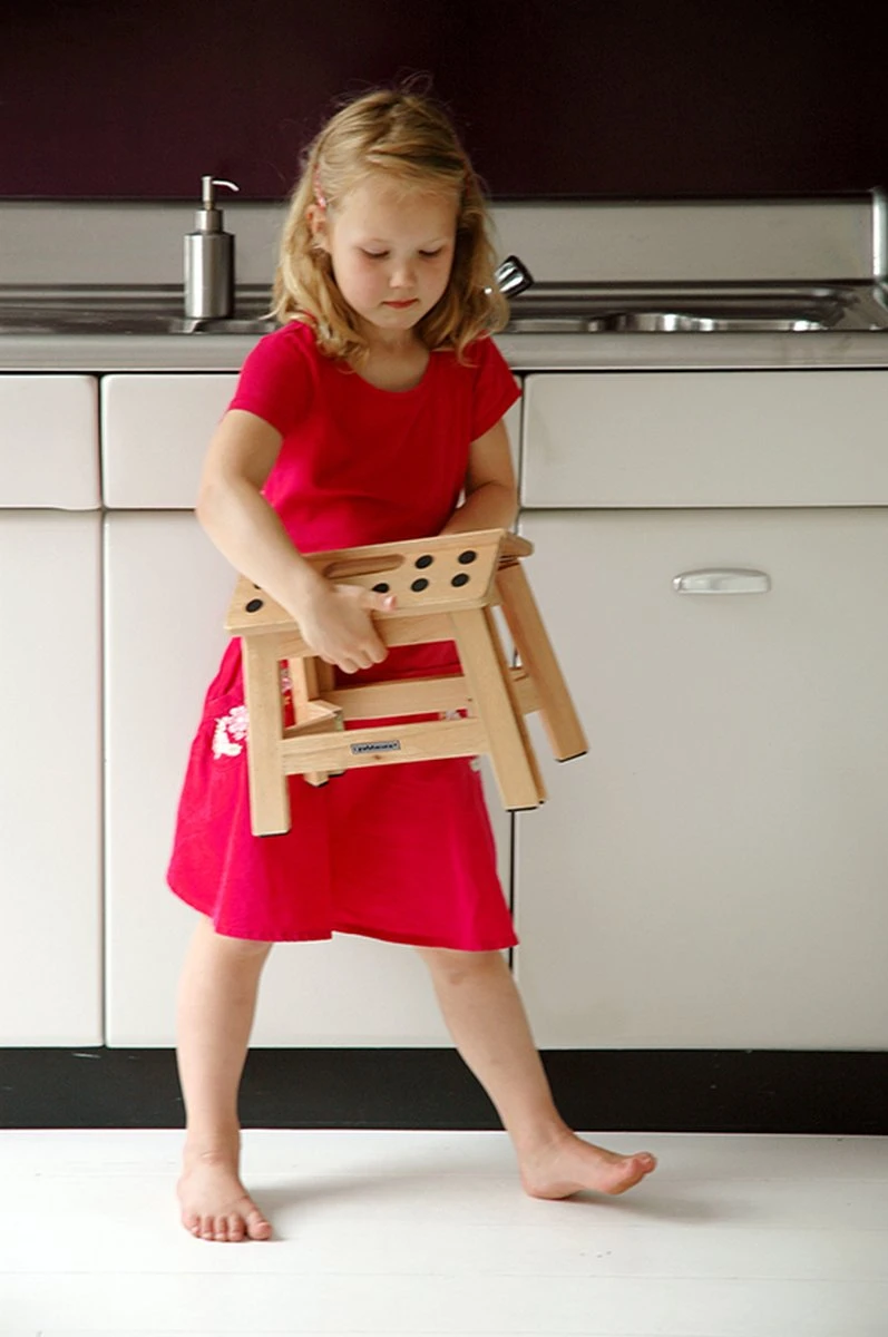 PUHLMANN - Inklapbare Kruk, JAMES, Hout, 23 Cm Hoog, Max 150 Kilo - Afbeelding 8