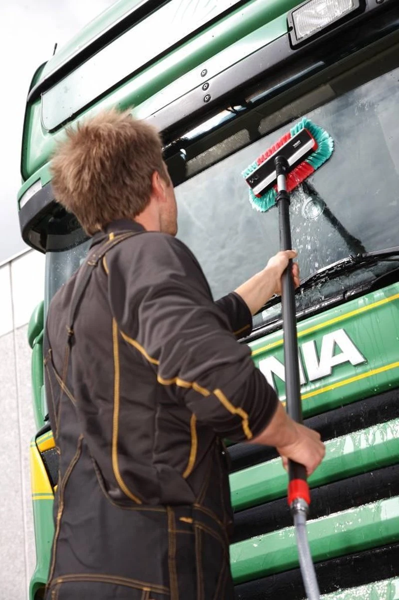 Vikan 524752 Hoekborstel Met Watertoevoer High/Low 280mm Zacht/Gespleten Haren - Afbeelding 8