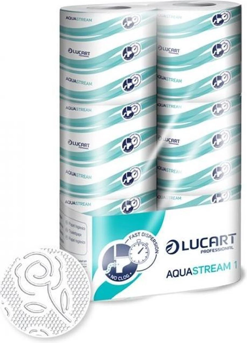 Toiletpapier Aquastream Snel Oplosbaar (6-pack)